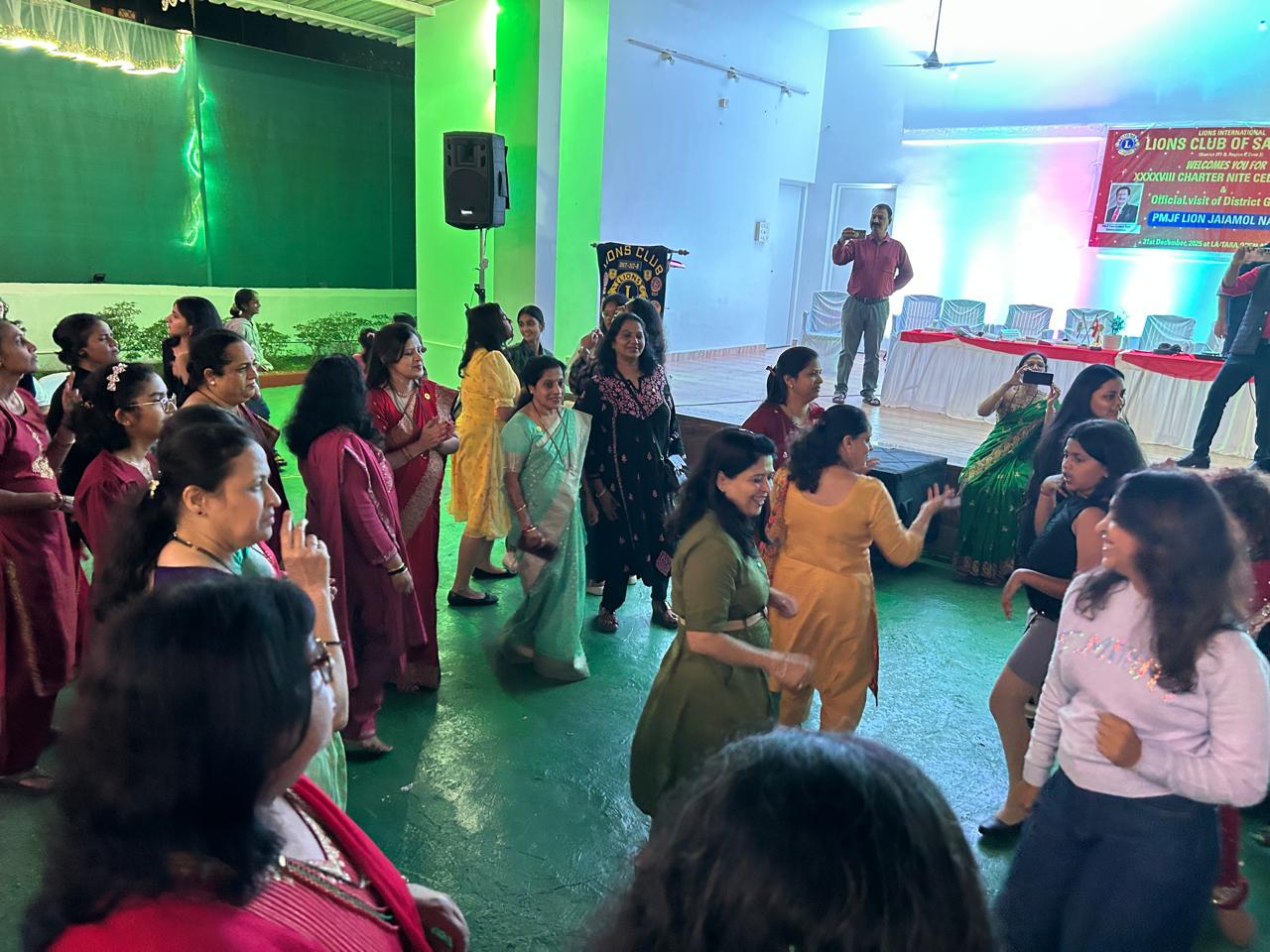 Attended DGs visit to Lions club of Sakhali on 31 st December