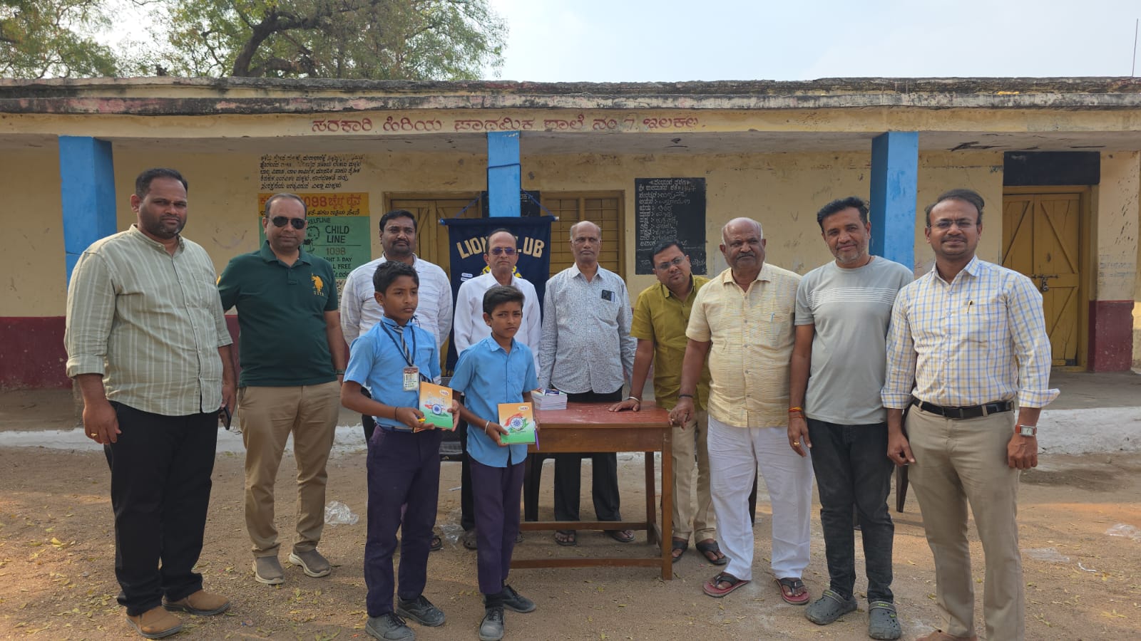 Book distribution program in ilkal.