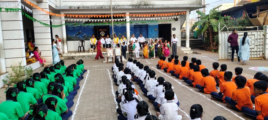 CELEBRATED 77TH REPUBLIC DAY WITH DISTRIBUTING EDUCATIONAL KITS TO GOVT SCHOOL CHILDREN.