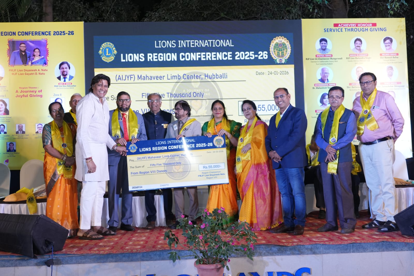 attendance at region meet R8