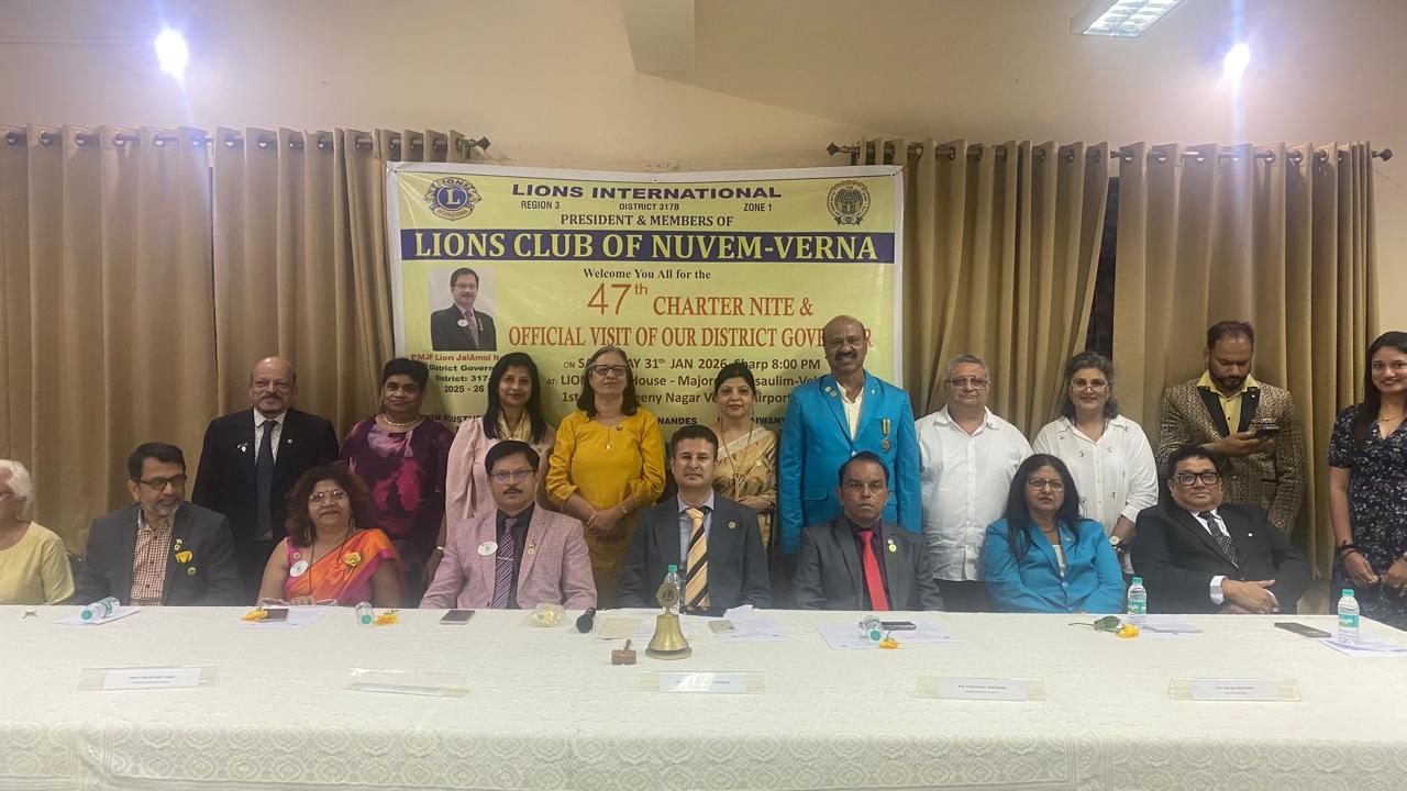 Attended DG official visit at Nuvem-Verna lions club