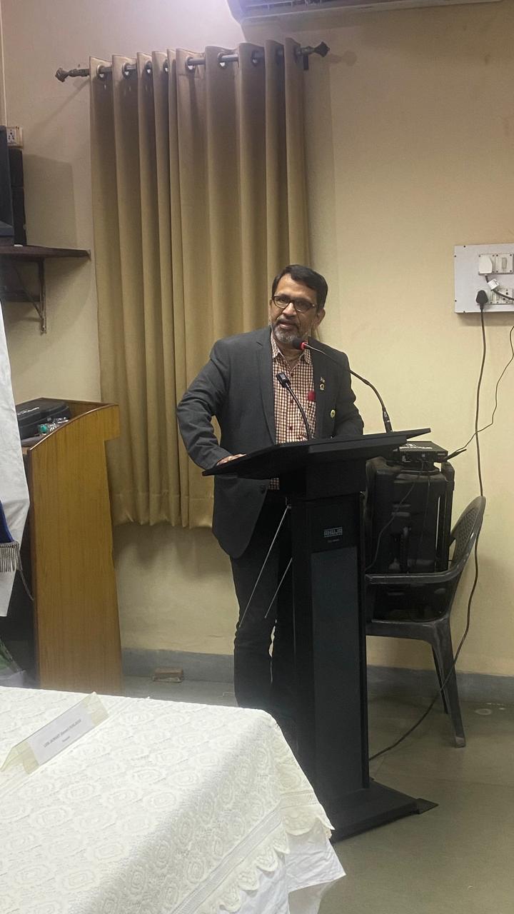 Attended DG official visit at Nuvem-Verna lions club