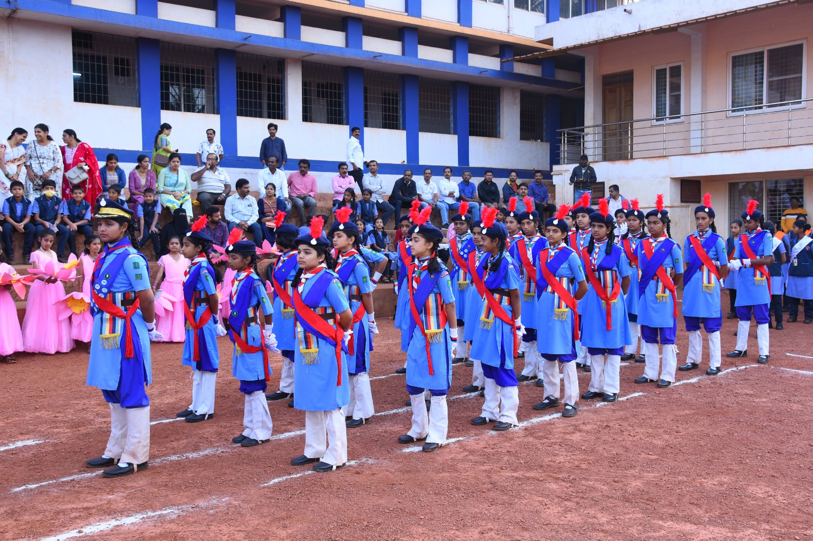 REPUBLIC DAY CELEBRATION, FLAG HOISTING BY THE CLUB PRESIDENT