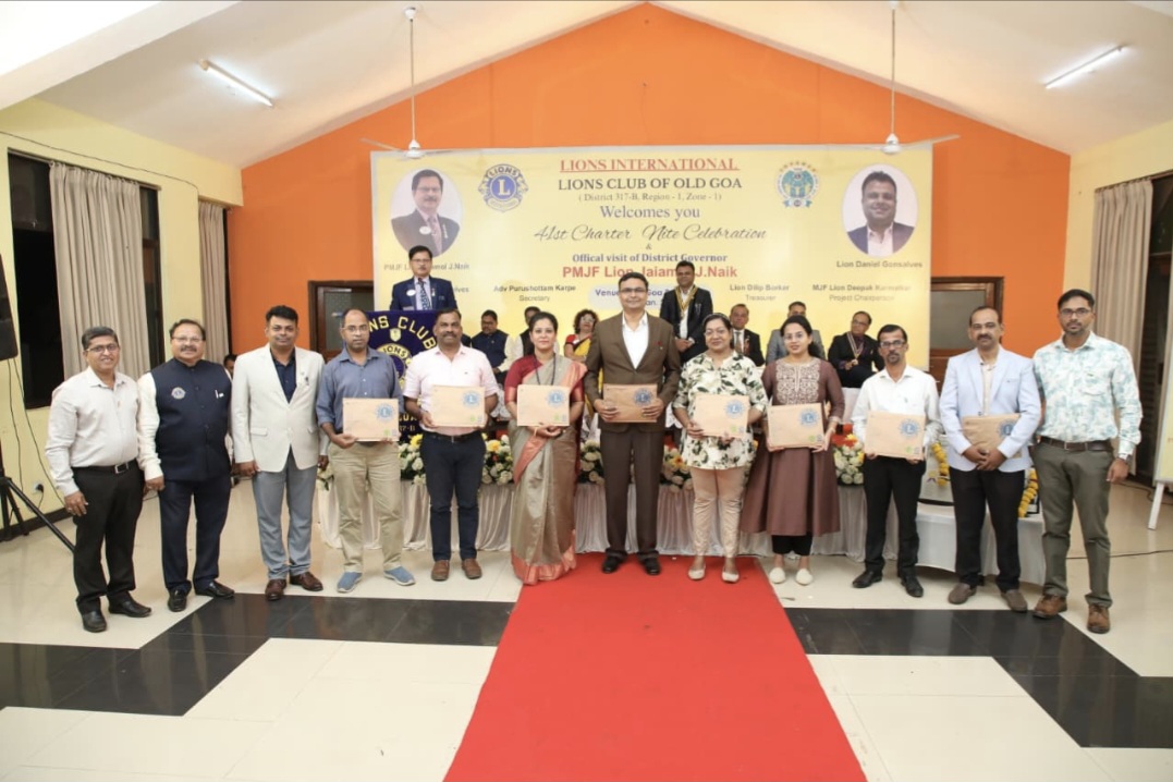 Members Added by Lions club of Old Goa in Zone 1, Reg 1