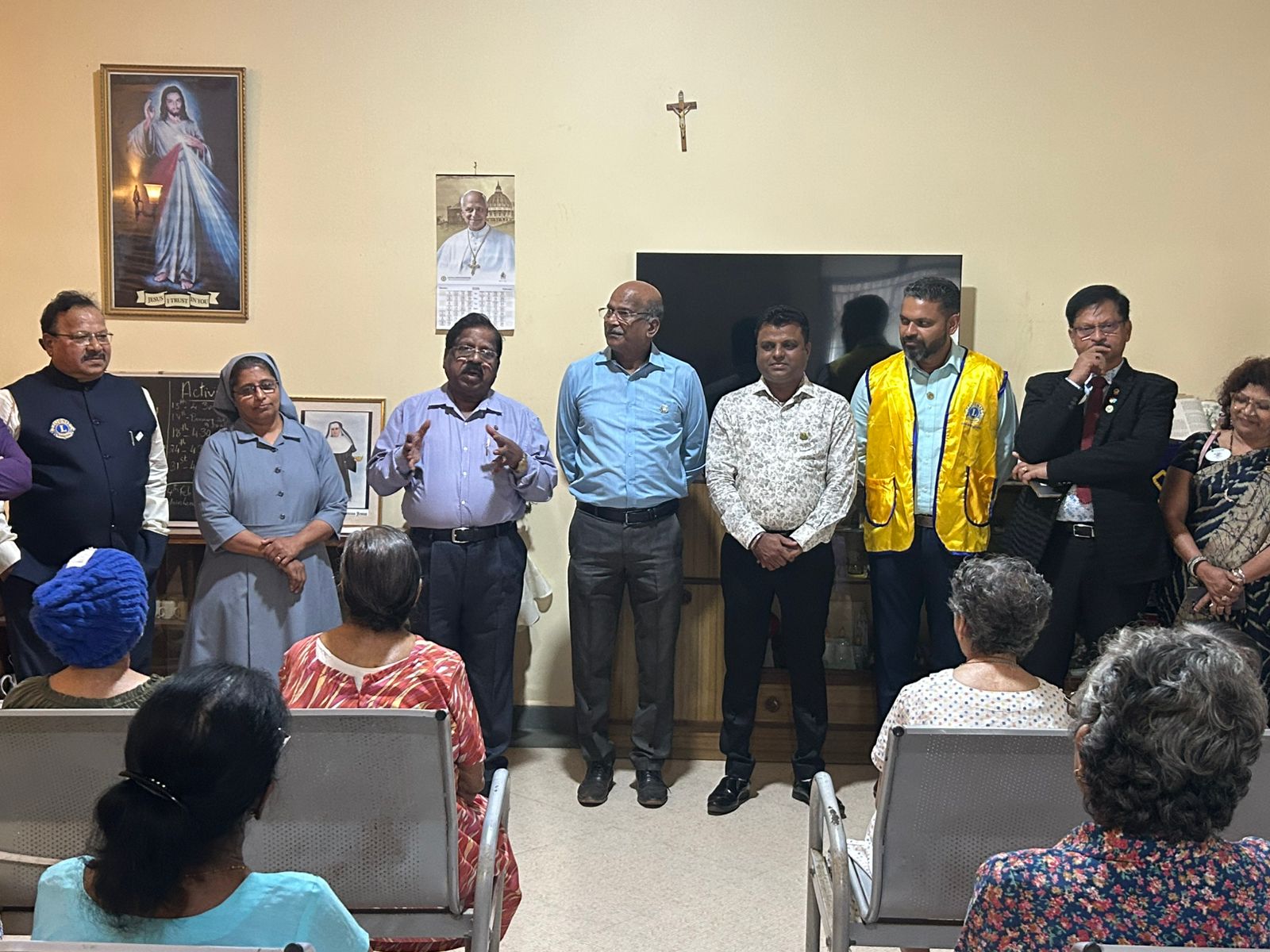 Rice bags Handed over during DG' official Visit to LC Old Goa 