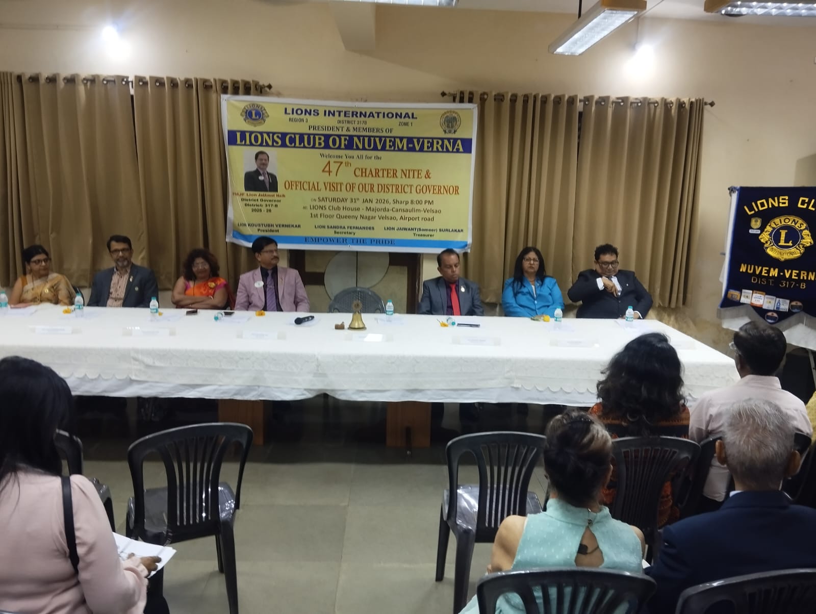 Attended DG's visit to a club from the zone