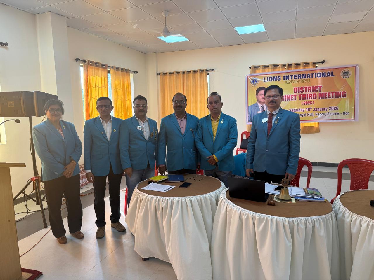 ATTENDED DISTRICT THIRD CABINET MEETING AND DISTRICT NEW YEAR CELEBERATIONS