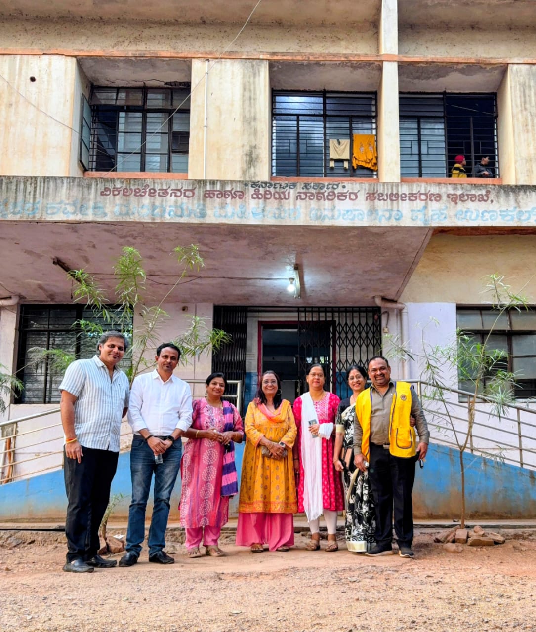 On 3rd January 2025 , as part of Hunger Relief Week , we, the P S T of the Lions Club of Hubli City , Cooked food comprising Masala Upma and Lakadi Pak was served to 74 residents of the Government Hostel for Mentally Retarded Women, Sainagar, Hubli