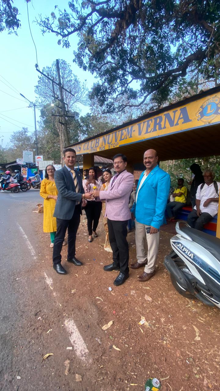 Lions Bus Stop at Verna