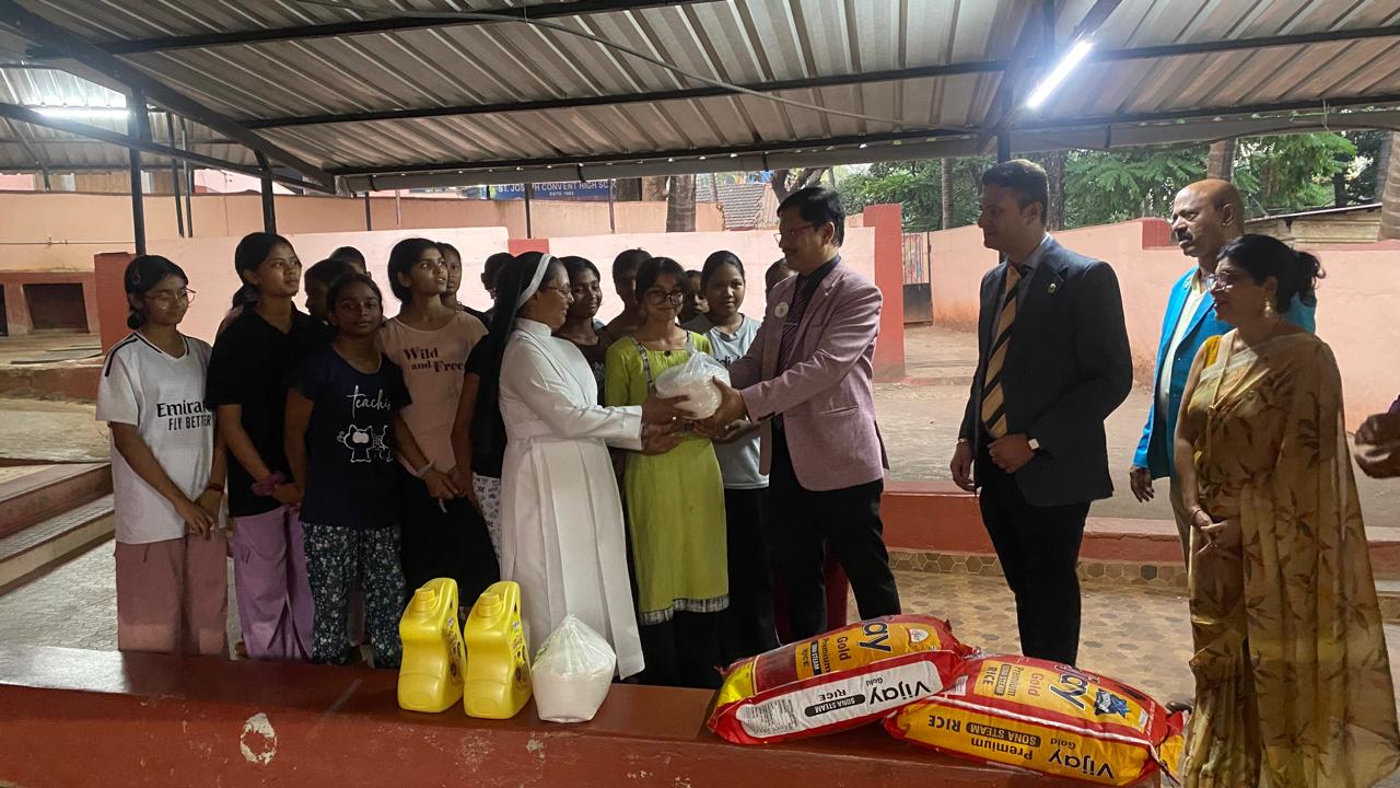 St Joseph's School Boarding , Groceries donation