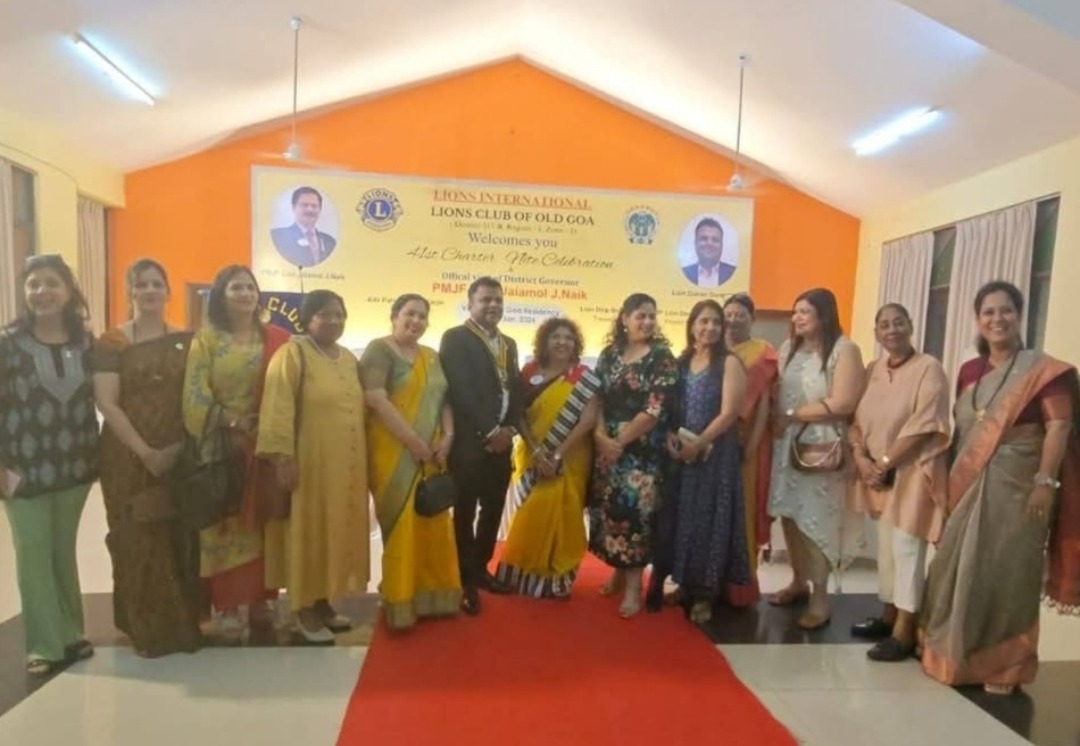 Attended District Governor visit of Lions Club of Old Goa.