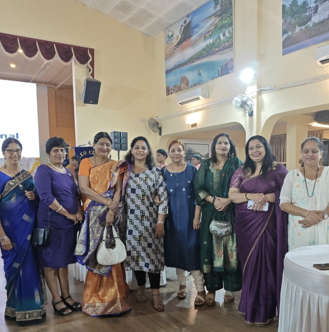 President and Members of Lions Club of Panjim attended the official Visit of DG to Lions Club of Calangute.