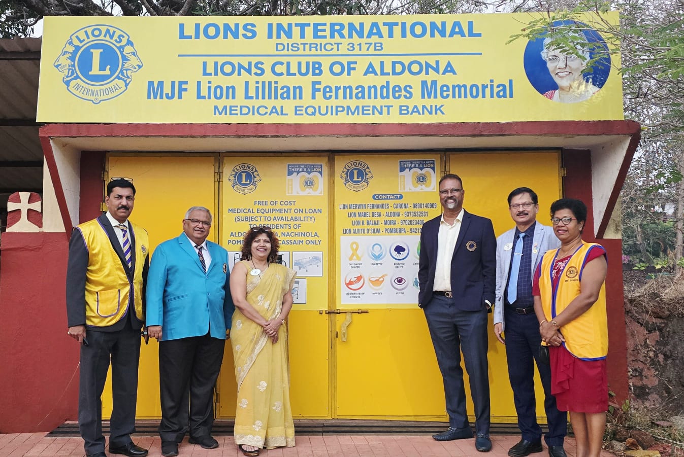 DG Official visit to club and view permanent projects and charter night