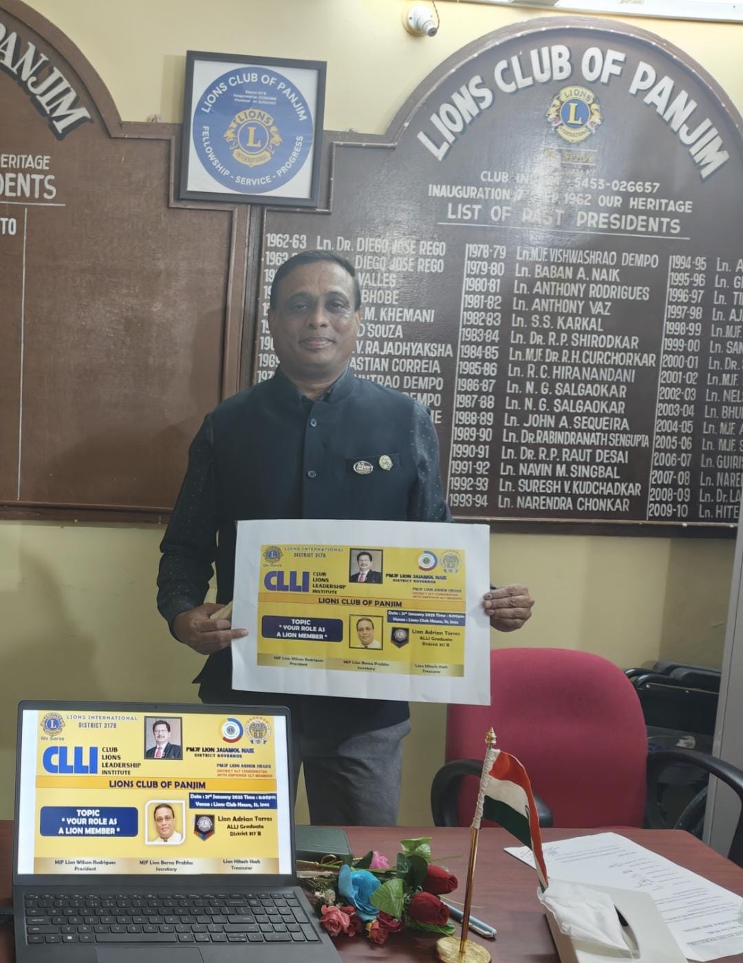 CLLI For Lion Members of Lions Club of Panjim on Topic Role As A Lion Member