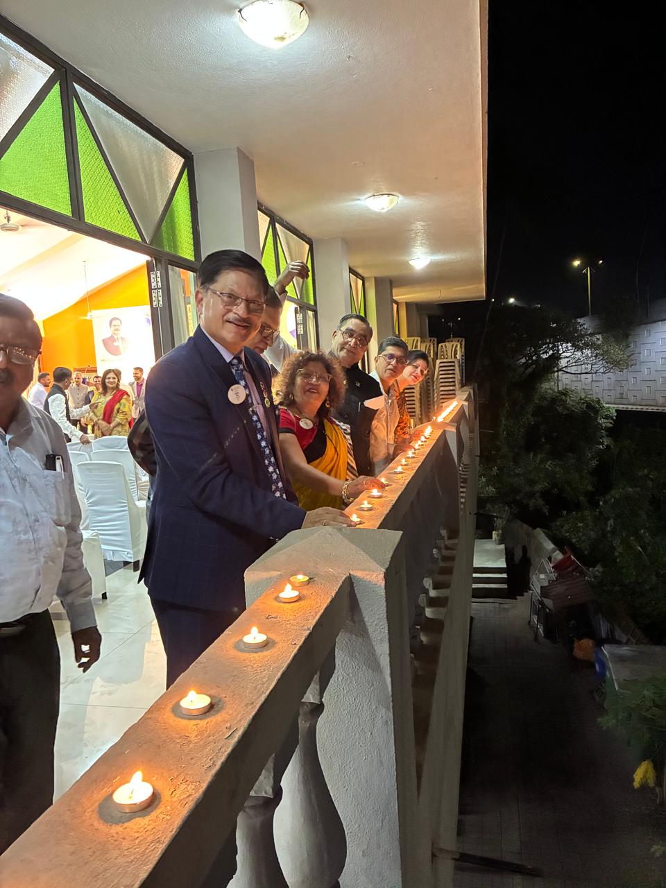 Attended Rededication of pledge 