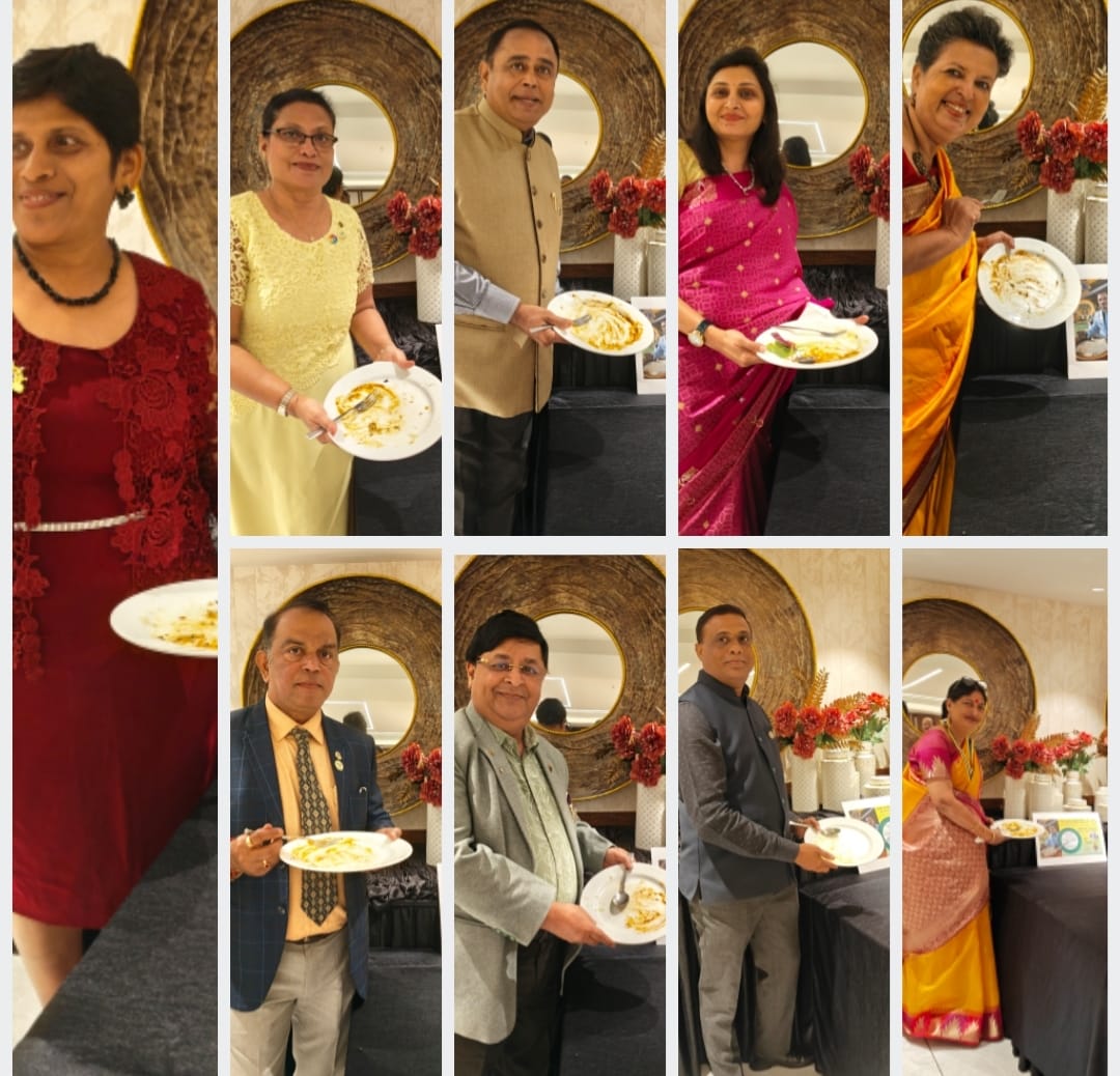 Clean Plate Challenge A District Level Program During Hunger Week With the LAst Day was Done at Lions Club of Panjim DG Visit