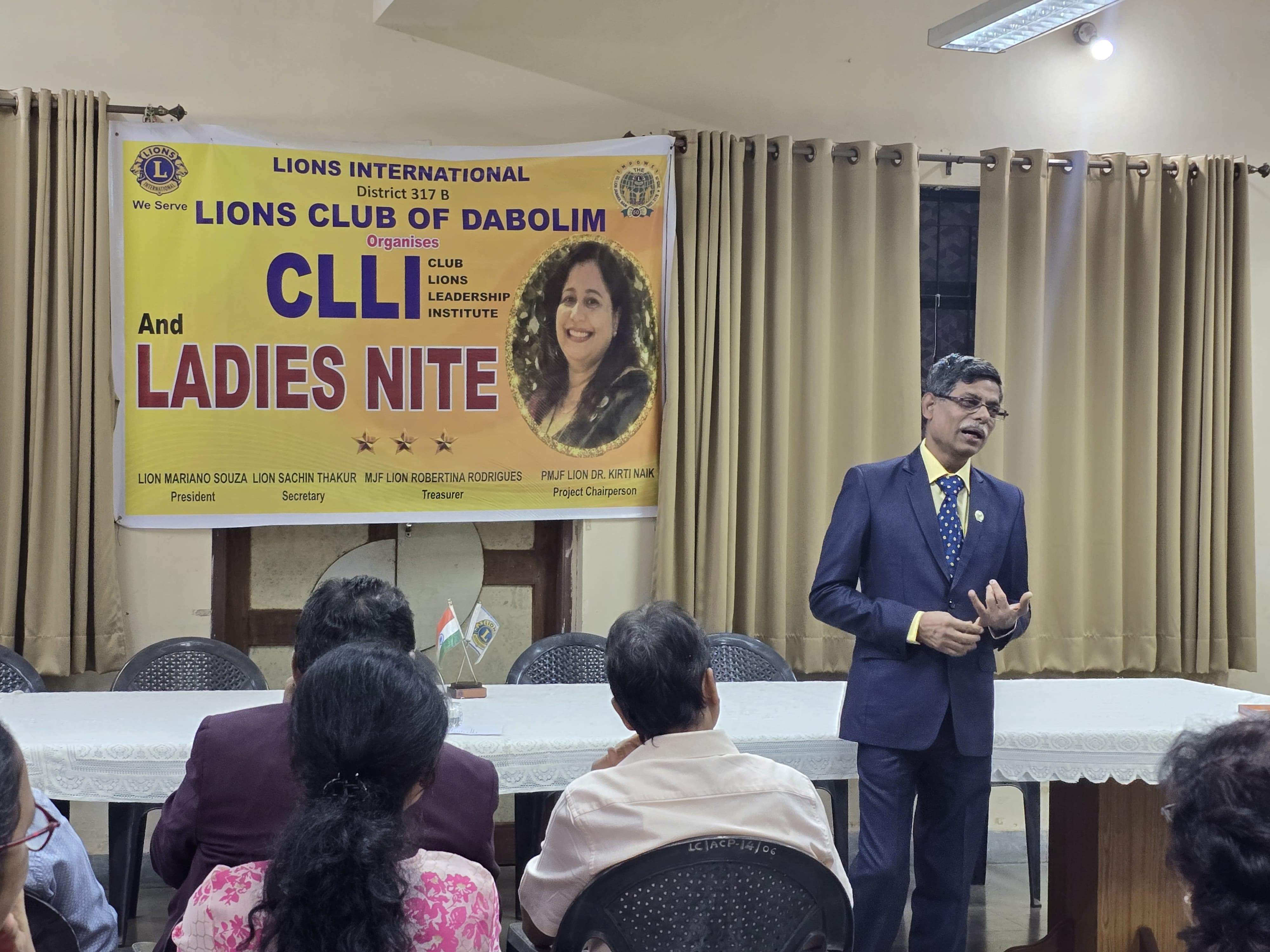 Atrended CLLI conducted by Lions Club of Dabolim 