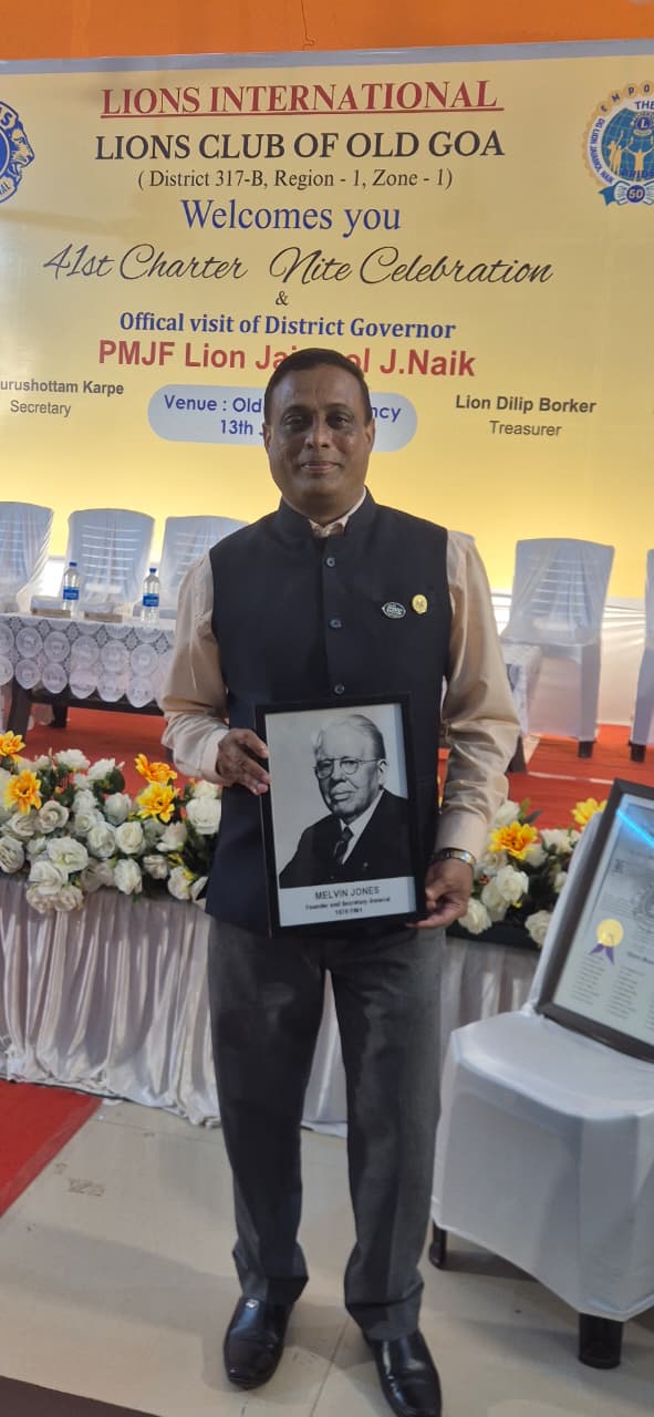 Attended Charter Nite of Lions Club of Old Goa During DG Visit