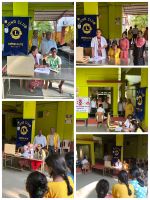 Attended a twinning activity with Lions club of Tivim , eye checkup camp held at sisters nava joyti rehabilitation centre, Madel, Tivim  