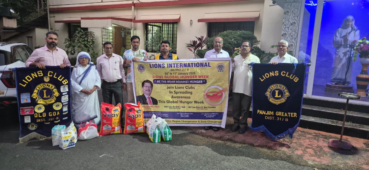 Visited Old Goa with Hunger Activity by ZC Daniel Kurien at MOGADAM, Mother Theresaa  Missionaries of charity,  Carambolim , Hunger Activitu Zone 1 , Reg 1