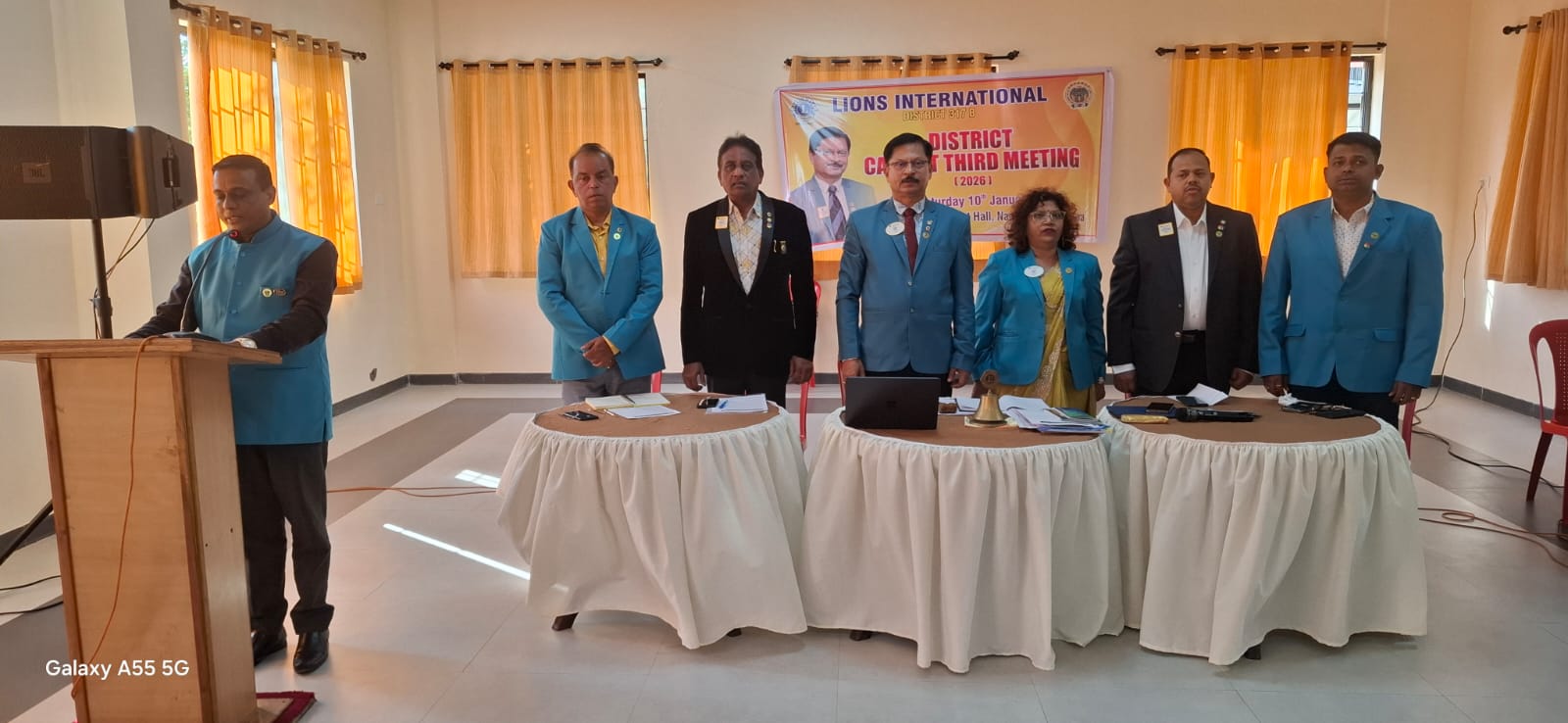 Attended The 3rd District Cabinet Meeting Held at Conference Hall at VP Nagoa