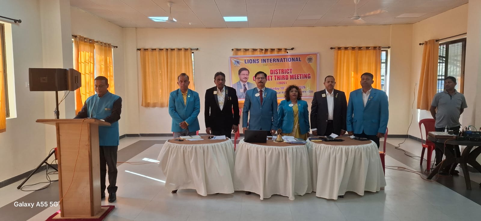 Attended The 3rd District Cabinet Meeting Held at Conference Hall at VP Nagoa