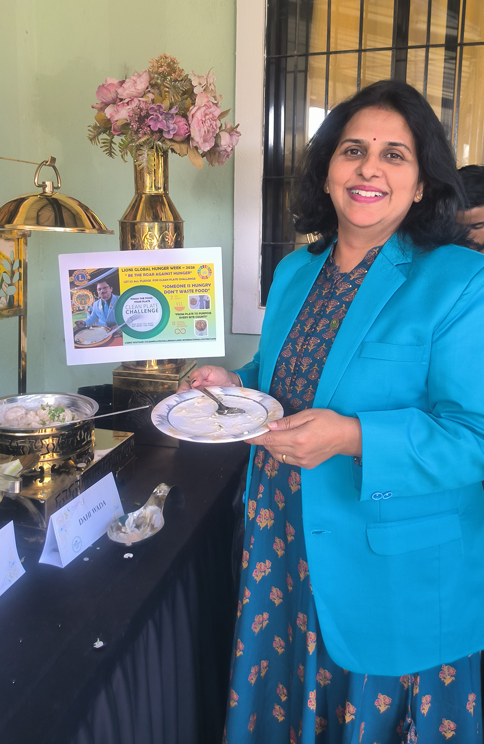 Clean Plate Challenge During The Cabinet Meeting With Our District Program on Hunger Giving Zero Wastage Towards Dignity