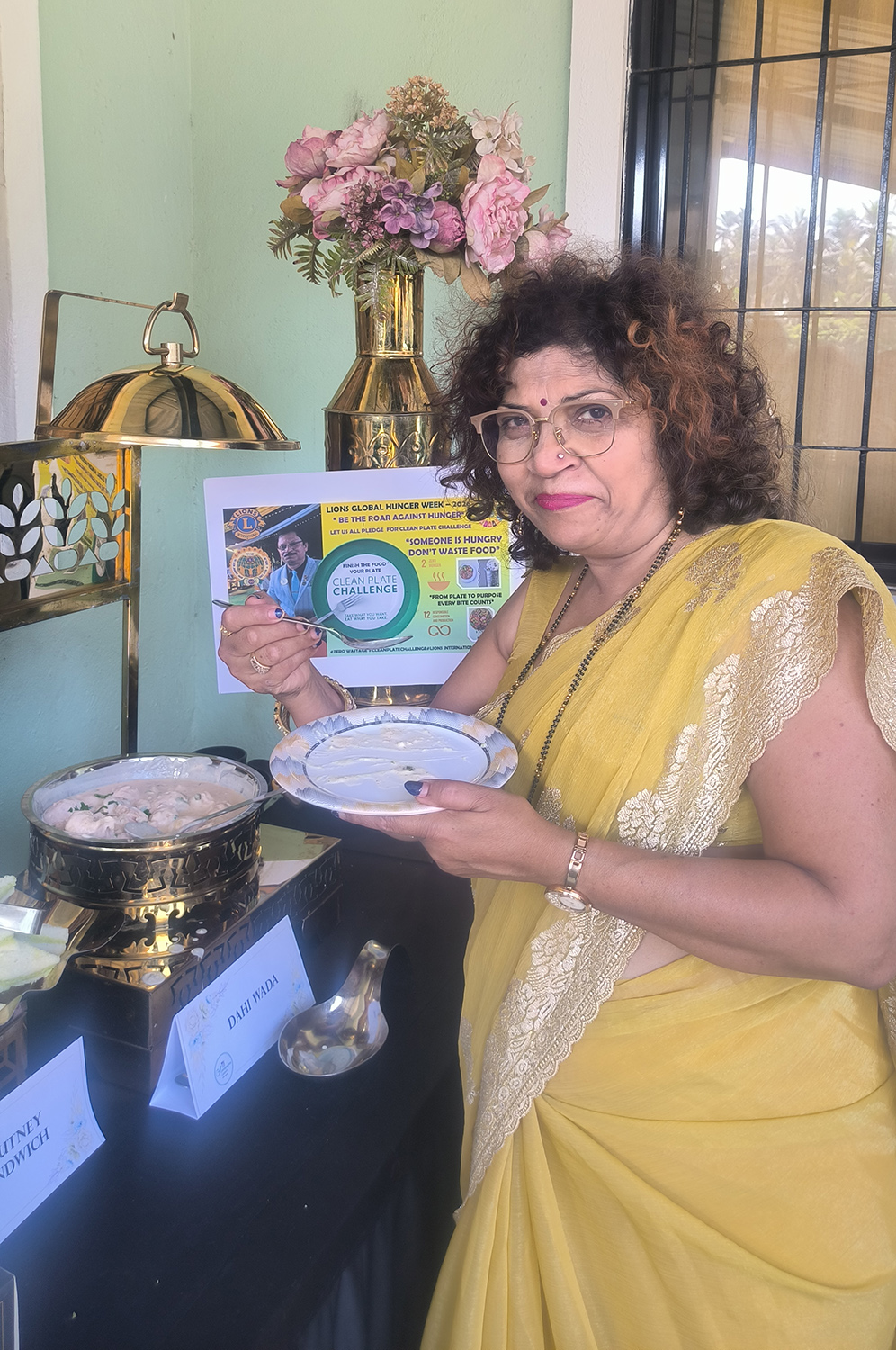 Clean Plate Challenge During The Cabinet Meeting With Our District Program on Hunger Giving Zero Wastage Towards Dignity