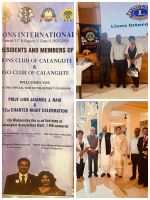 Attended 52nd Charter Night and official visit of DG of Lions Club of Calangute  