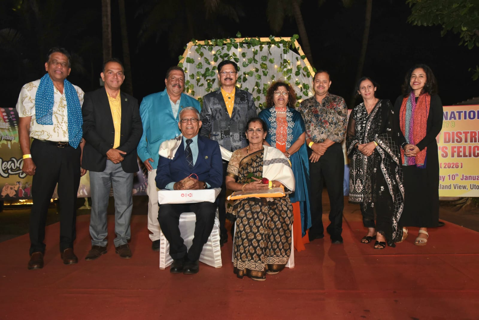 District Governor, PMJF JaiAmol Naik participated in the New Year Celebration-2026