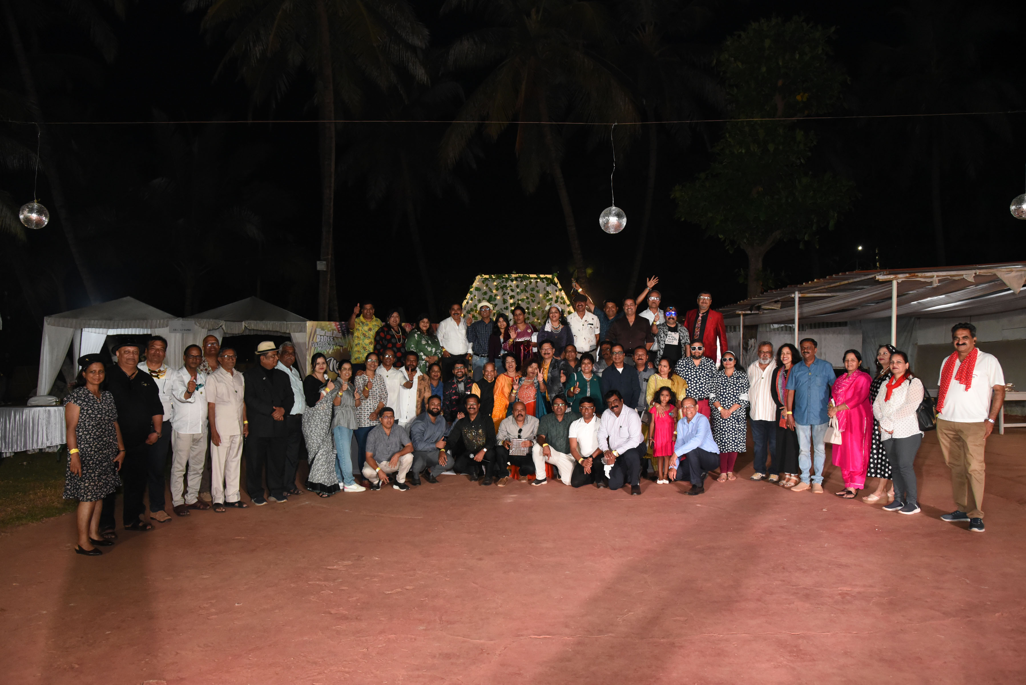 Attended The District  New Years Party at Utorda with the PDG Felicitation Program as showing Duplicate due to Software putting to next date