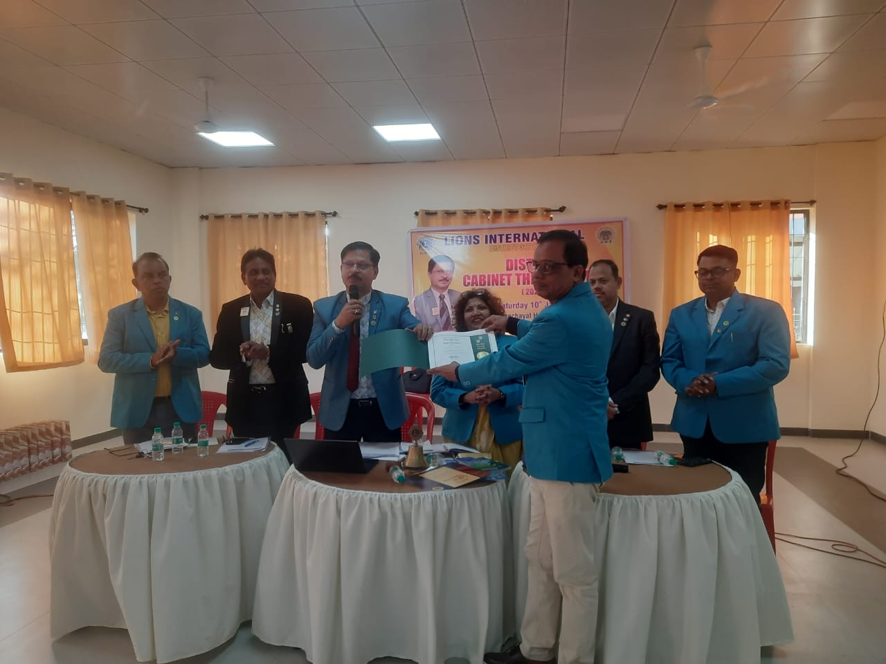 Members attended District cabinet third meeting