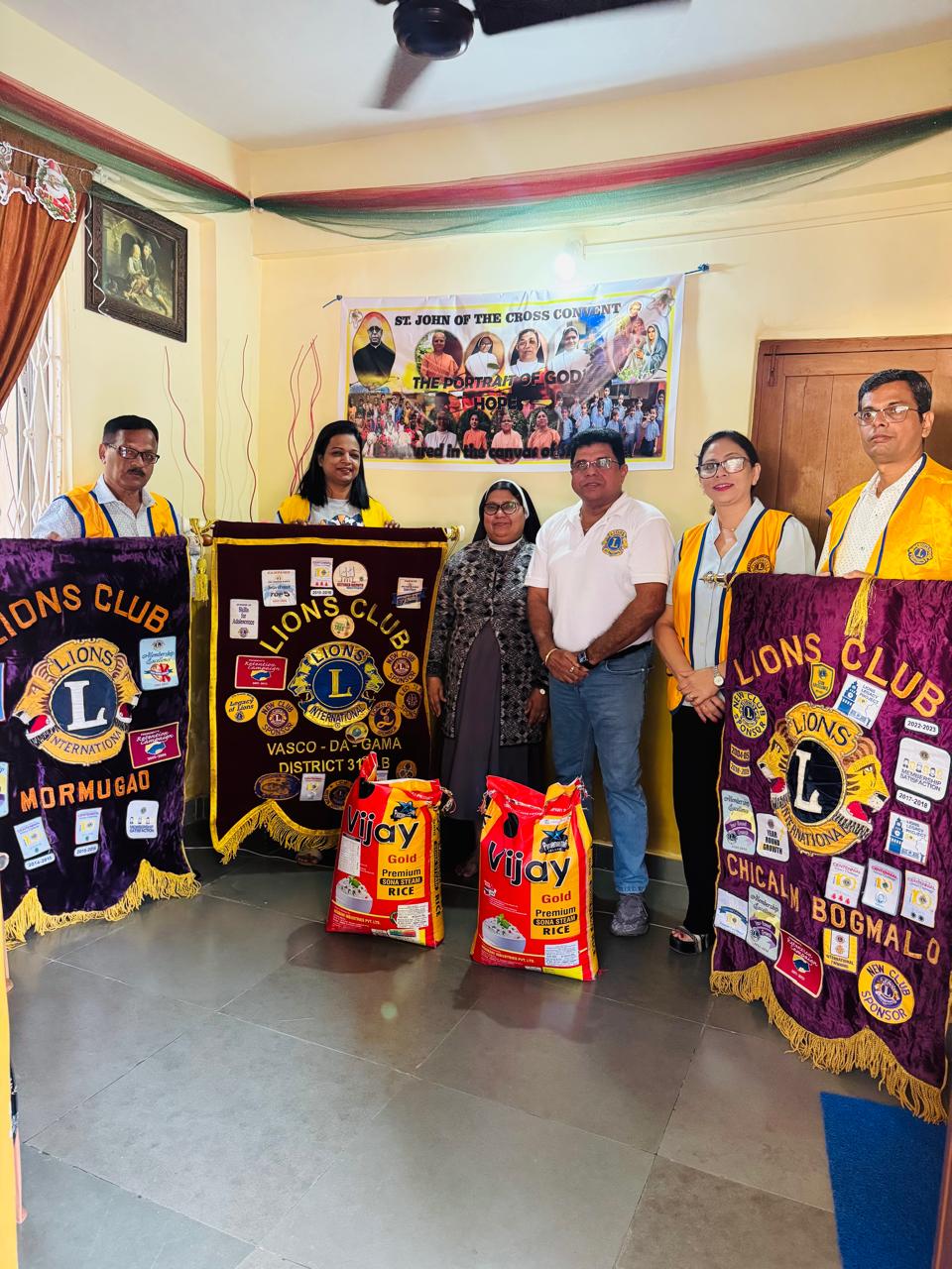 Rice bags distributed to orphanage under Zone 2 activity 