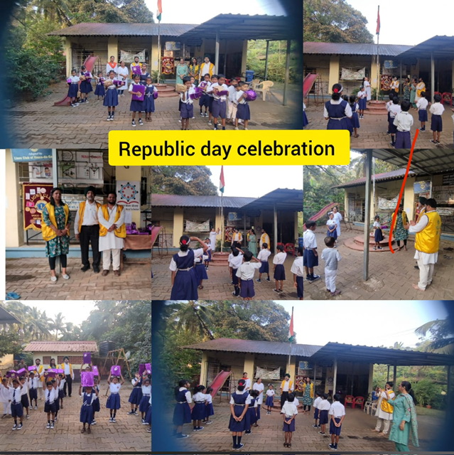 Republic Day celebration at the school