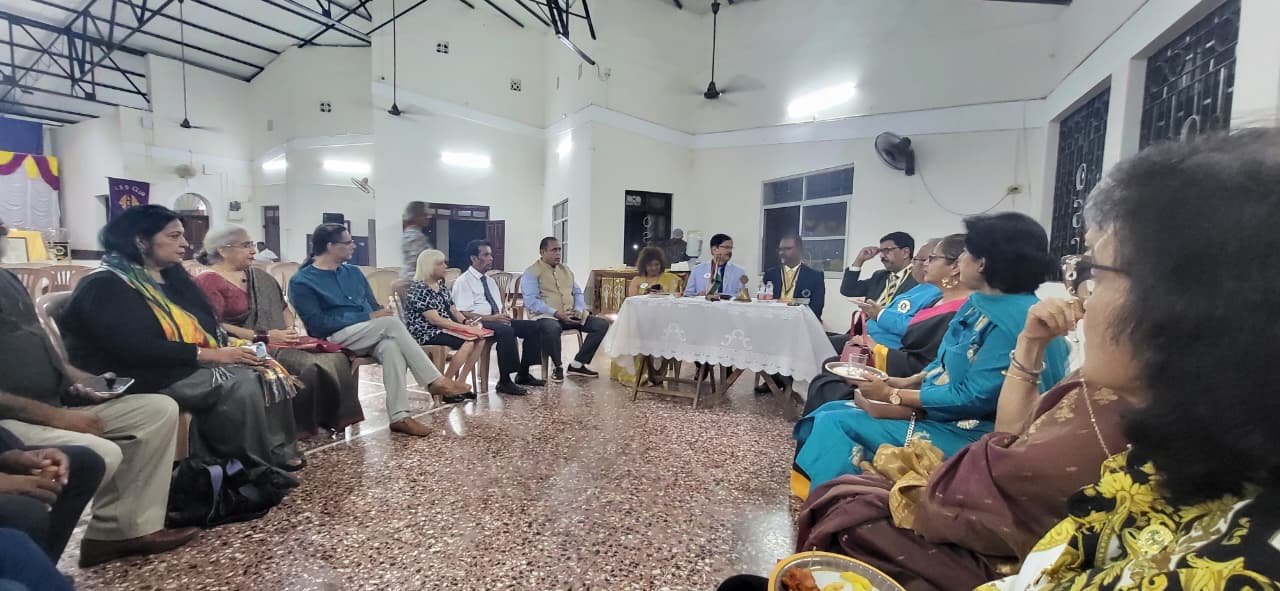 BOD with DG on his official visit on Charter night