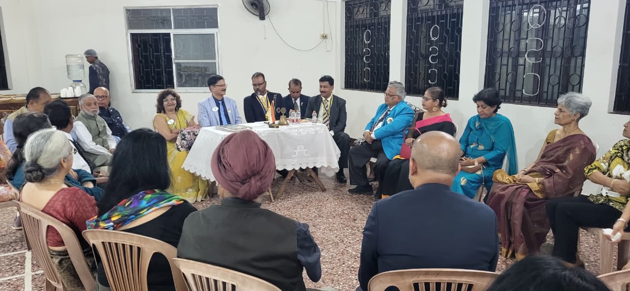 BOD with DG on his official visit on Charter night