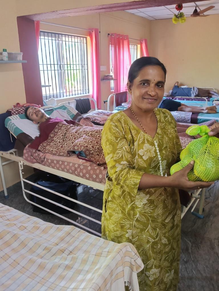Fruits Distributed to Janaki Vraddhashrama