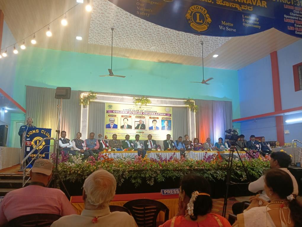 Visitation to Honnavar Club for participating in Golden Jubilee celebration and DG's official visit