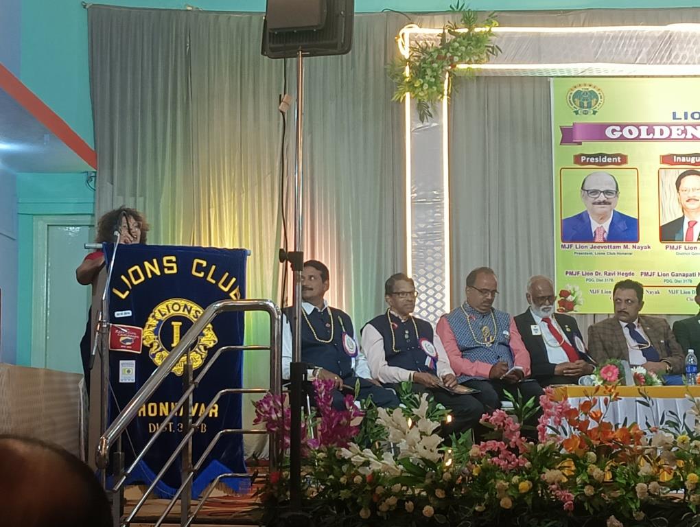 Visitation to Honnavar Club for participating in Golden Jubilee celebration and DG's official visit