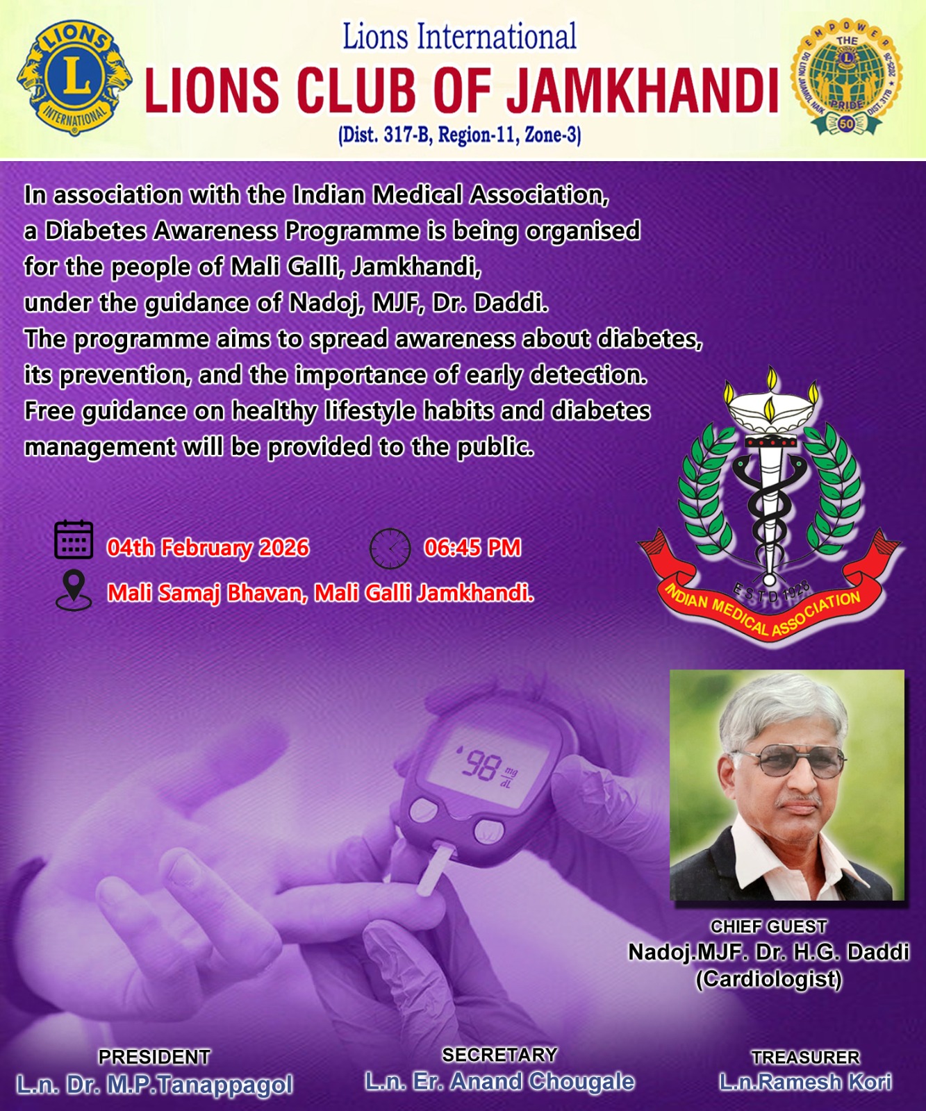 Diabetes Awareness Programme