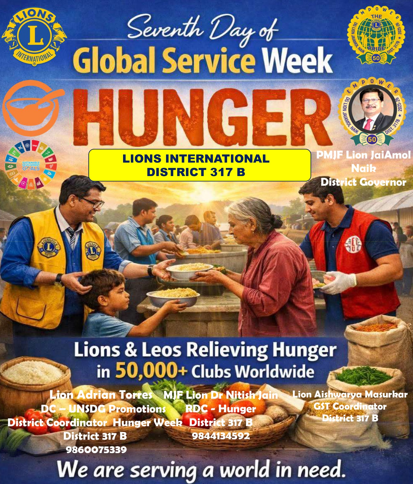 Promo Hunger Week Day 7 With Maximum Reach to District Clubs