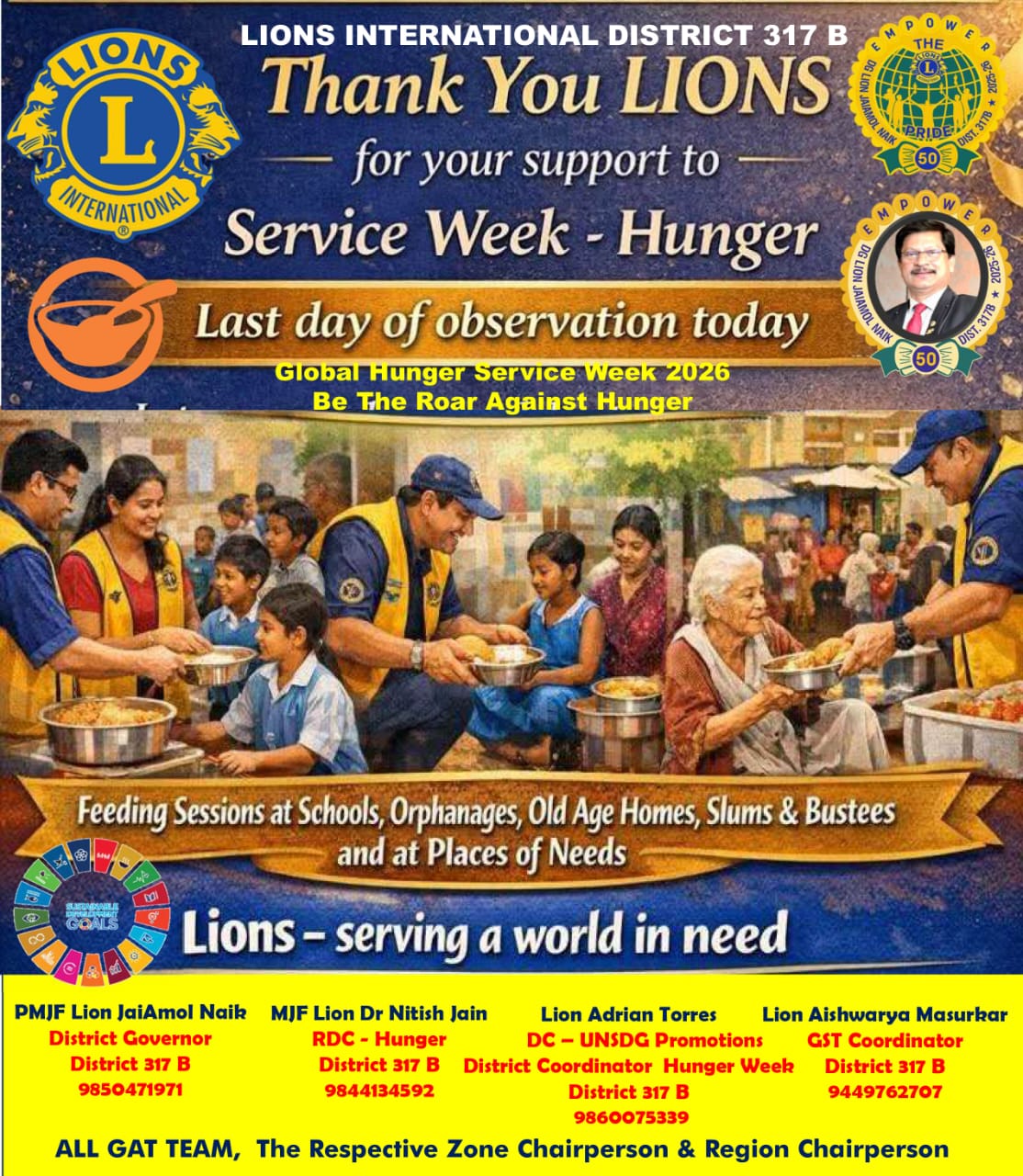 Day 6th of Hunger Week The Final Day