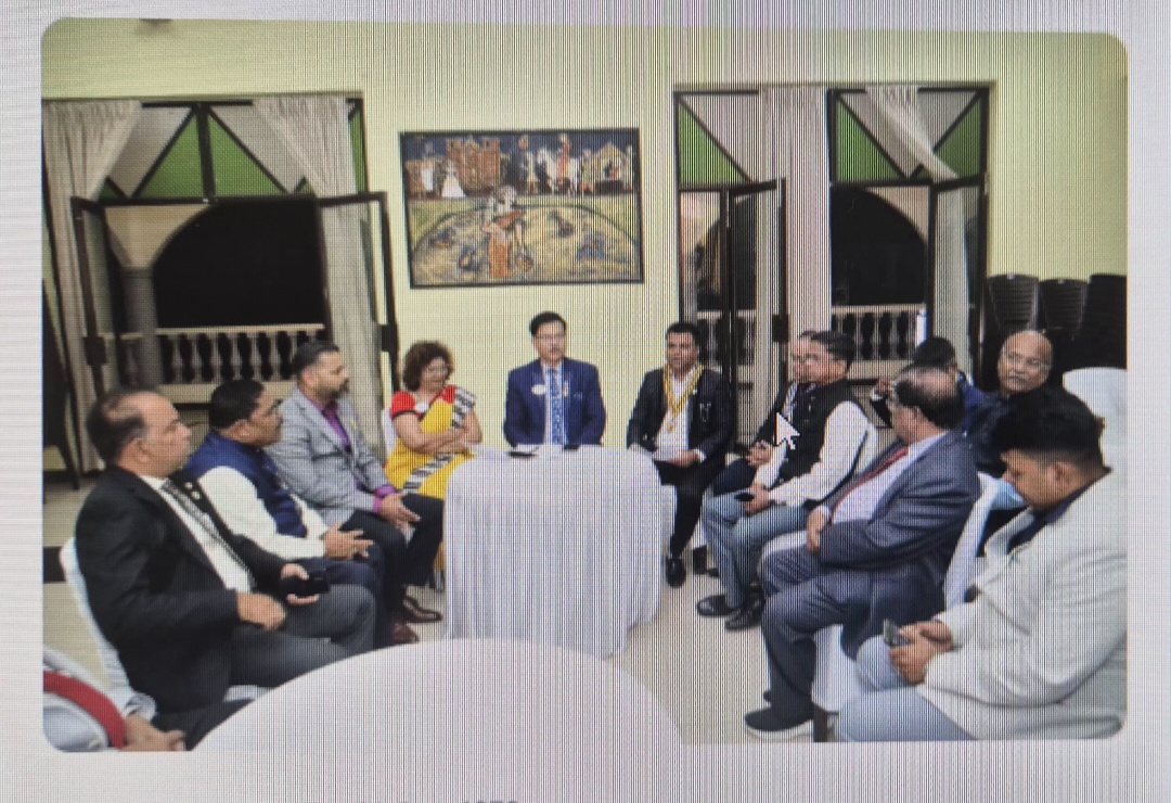 Visited the BOD Meeting accompanying District Governer at Lions Club of Old Goa 