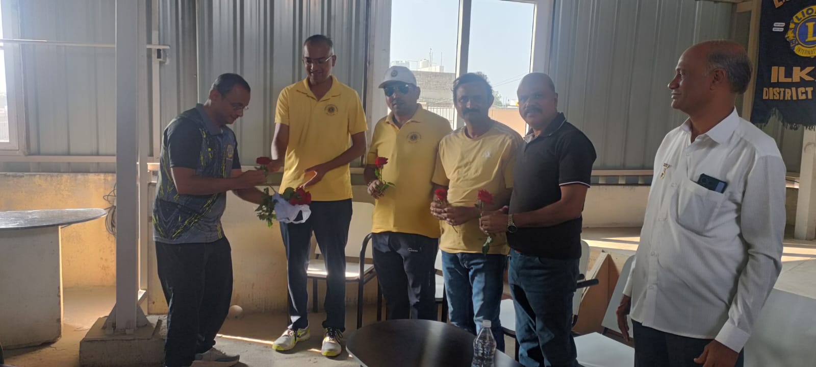 Inter Club Twinning program with Mahalingpur green Basin Lions Club 