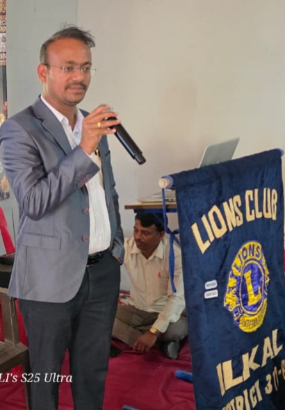 Addition of new member to Lions Club of Ilkal 