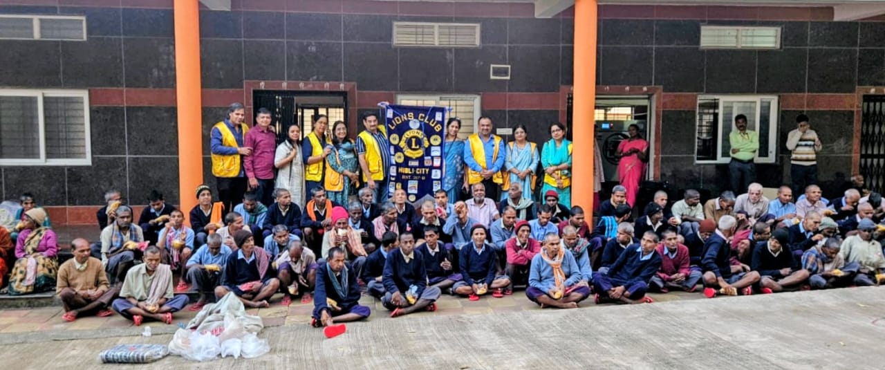 On Tuesday, 6th January 2026 , we, the P S T of the Lions Club of Hubli City along with our Lion Ladies Members, successfully carried out our planned service activity at the Beggars Rehabilitation Centre, Rayapur, Hubli .
