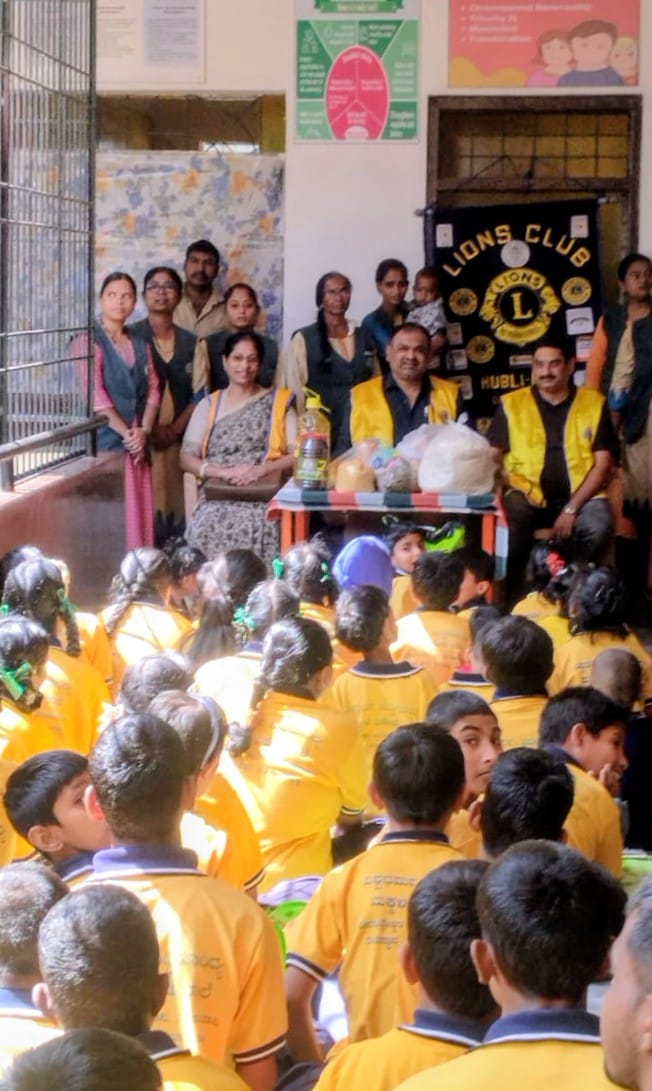 On 7th January 2026 , we, the P S T of the Lions Club of Hubli City, along with our Lion Ladies Members , successfully carried out our planned service activity at Aarooda Residential School for Mentally Retarded Children, Sainagar, Hubli .
