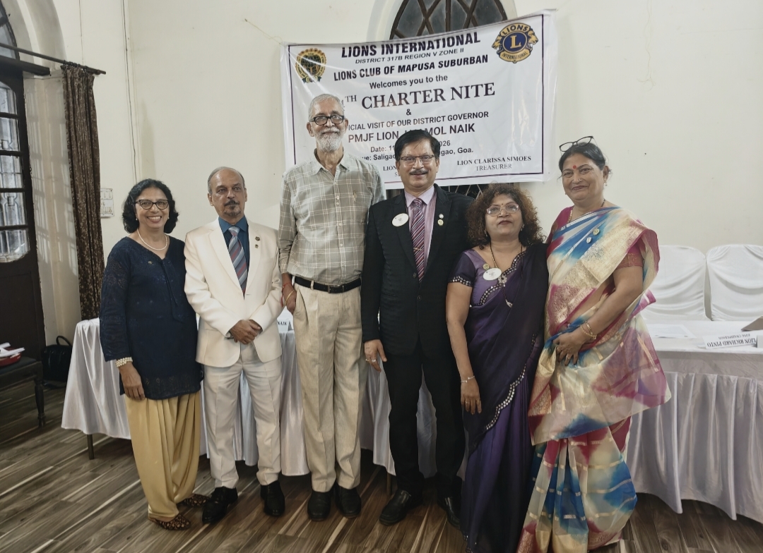 Attended the 24 Charter Nite Celebrations and Official Visit of DG to Lions Club of Mapusa Suburban
