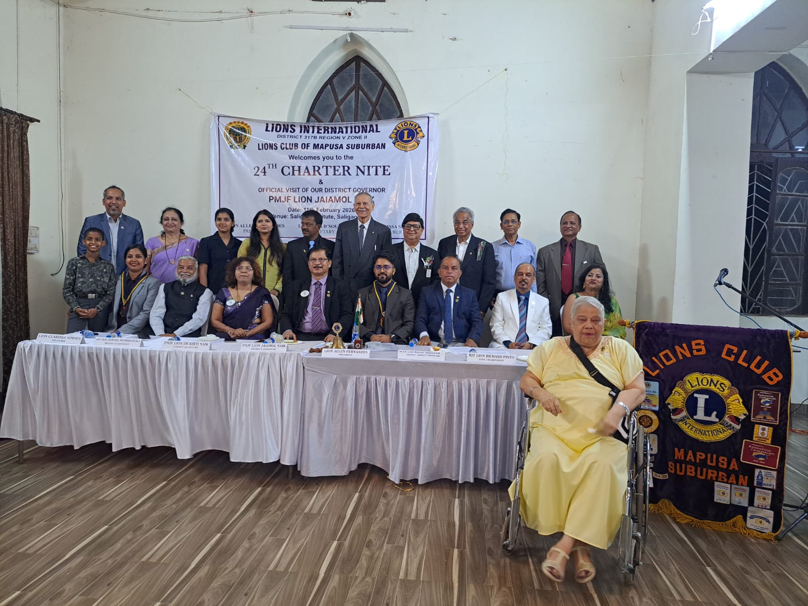 region chairperson  region 5 visit to l c mapusa suburban