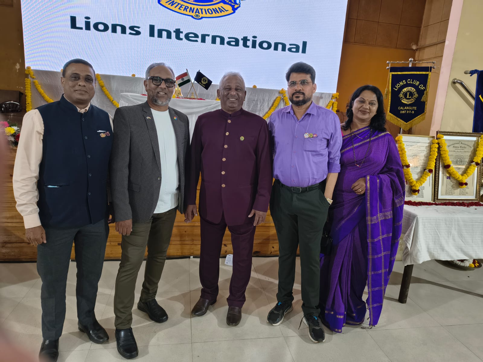 CHARTER NITE LIONS CLUB OF CALANGUTE